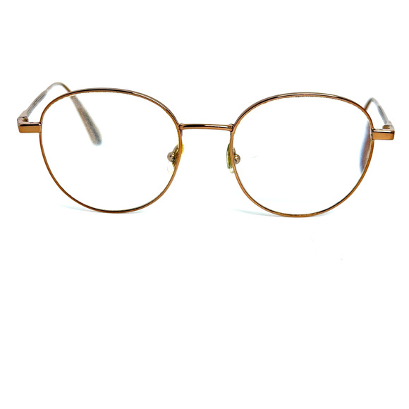 Calvin Klein Eyeglasses Brown Round Full Rim Frame H19502 - Picture 1 of 6